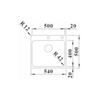 Кухонна мийка Blanco SOLIS 500-IF/A (526124) полірована