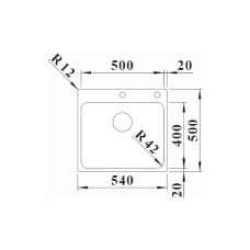 Кухонна мийка Blanco SOLIS 500-IF/A (526124) полірована