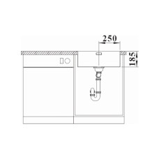 Кухонна мийка Blanco SOLIS 500-IF/A (526124) полірована