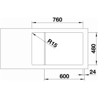 Кухонна мийка Blanco LEMIS XL 6 S-IF Compact (525111) полірована