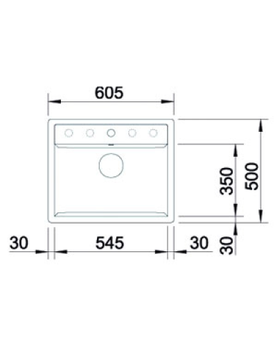 Кухонна мийка Blanco DALAGO 6-F (525875) чорний