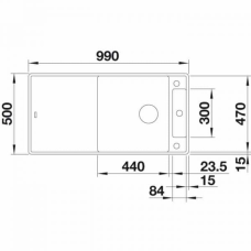 Кухонна мийка Blanco AXIA III XL 6S-F (525859) чорний