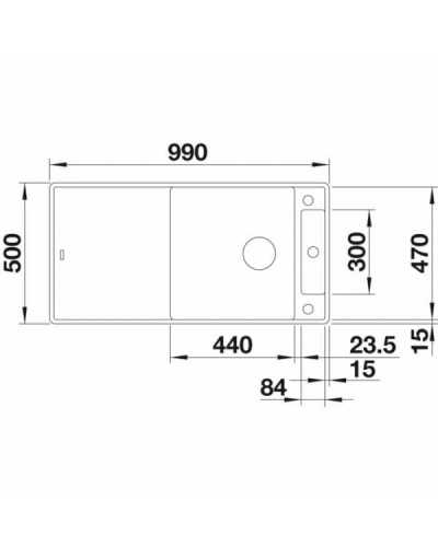 Кухонна мийка Blanco AXIA III XL 6S-F (525859) чорний