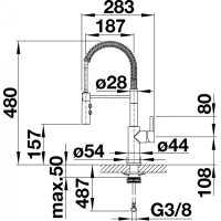 Кухонний змішувач Blanco CATRIS-S (521476) хром