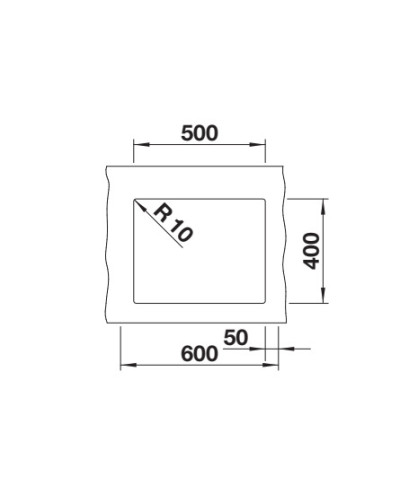 Кухонна мийка Blanco ROTAN 500-U (526098) чорний