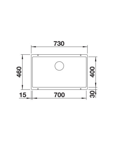 Кухонна мийка Blanco ROTAN 700-U (526099) чорний