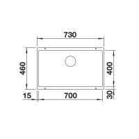 Кухонна мийка Blanco ROTAN 700-U (521346) білий