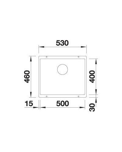 Кухонна мийка Blanco ROTAN 500-U (521353) кава