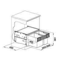 Система сортування відходів Blanco SELECT II 60/2 (526203)