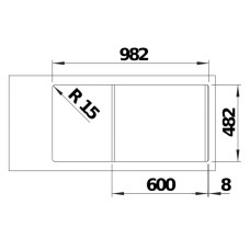 Кухонна мийка Blanco LIVIT II 6 S (526623)