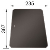 Обробна дошка Blanco (233677) чорне скло