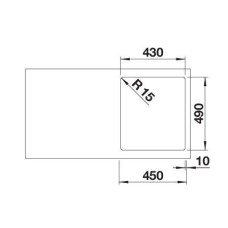 Кухонна мийка Blanco SOLIS 400-IF/A (526119) полірована