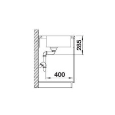 Кухонна мийка Blanco SOLIS 400-IF/A (526119) полірована
