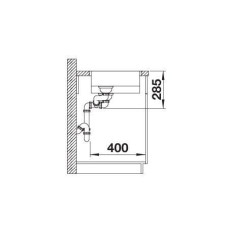 Кухонна мийка Blanco SOLIS 340/180-IF (526130) полірована