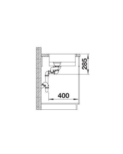 Кухонна мийка Blanco SOLIS 340/180-IF (526130)