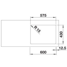 Кухонна мийка Blanco SOLIS 340/180-IF (526131) полірована