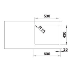 Кухонна мийка Blanco SOLIS 500-IF (526123) полірована