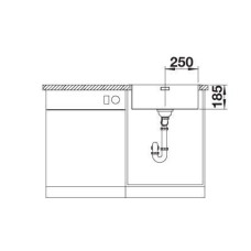 Кухонна мийка Blanco SOLIS 500-IF (526123) полірована