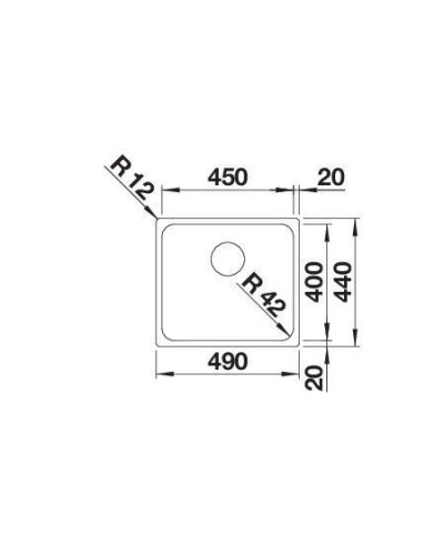 Кухонна мийка Blanco SOLIS 450-IF (526121)