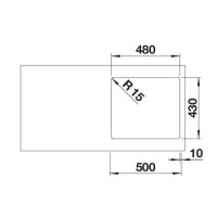 Кухонна мийка Blanco SOLIS 450-IF (526121) полірована