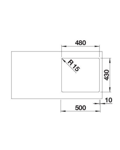 Кухонна мийка Blanco SOLIS 450-IF (526121)