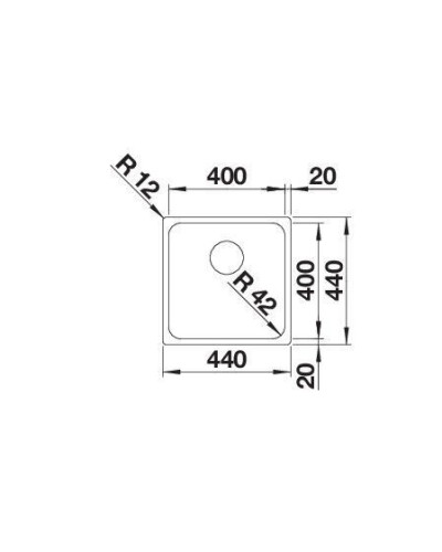 Кухонна мийка Blanco SOLIS 400-IF (526118)