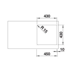 Кухонна мийка Blanco SOLIS 400-IF (526118) полірована