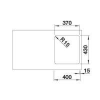 Кухонна мийка Blanco SOLIS 340-IF (526116) полірована