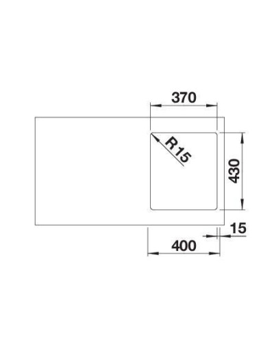 Кухонна мийка Blanco SOLIS 340-IF (526116)