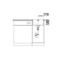 Кухонна мийка Blanco SOLIS 340-IF (526116) полірована