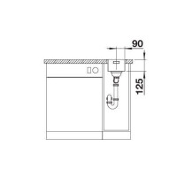 Кухонна мийка Blanco SOLIS 180-IF (526114) полірована