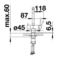 Кухонний змішувач Blanco FONTAS II (526692) PVD satin gold