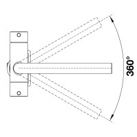 Кухонний змішувач Blanco FONTAS II (526670) чорний матовий