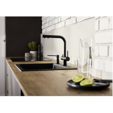 Кухонний змішувач Blanco FONTAS II (526670) чорний матовий