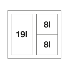 Система сортування відходів Blanco FLEXON II 50/3 Low (526640)