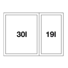 Система сортування відходів Blanco FLEXON II 60/2 Low (526641)