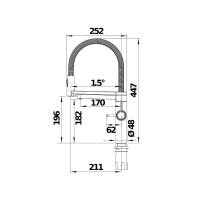 Кухонний змішувач Blanco EVOL-S Pro Filter (526311) PVD steel