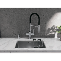 Кухонний змішувач Blanco CATRIS-S Flexo Filter (526706) PVD steel