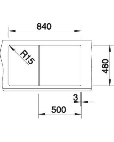 Кухонна мийка Blanco METRA 5S (527109) ніжний білий