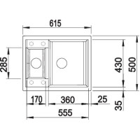 Кухонна мийка Blanco METRA 6 (527112) ніжний білий
