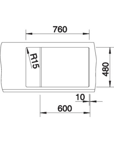 Кухонна мийка Blanco METRA 6S COMPACT (527114) ніжний білий