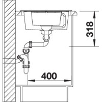 Кухонна мийка Blanco METRA 6S COMPACT (527114) ніжний білий