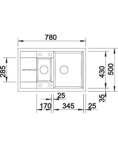 Кухонна мийка Blanco METRA 6S COMPACT (527114) ніжний білий