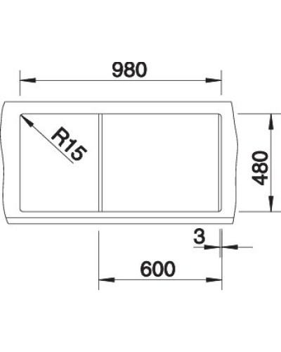 Кухонна мийка Blanco METRA 6S (527116) ніжний білий