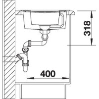 Кухонна мийка Blanco METRA 6S (527116) ніжний білий