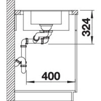 Кухонна мийка Blanco METRA 6S-F (527118) ніжний білий