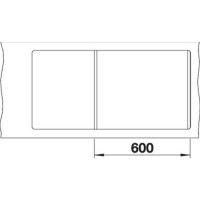 Кухонна мийка Blanco METRA 6S-F (527118) ніжний білий