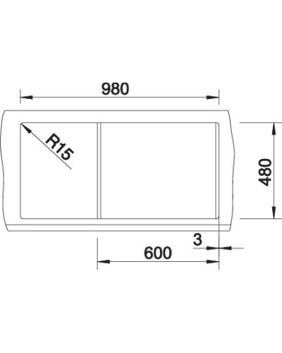 Кухонна мийка Blanco METRA XL 6S (527123) ніжний білий