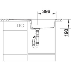 Кухонна мийка Blanco METRA XL 6S (527123) ніжний білий