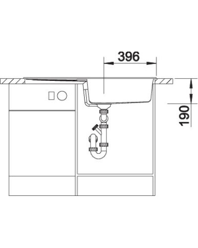 Кухонна мийка Blanco METRA XL 6S (527123) ніжний білий